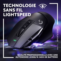 Logitech G G502 X LIGHTSPEED Wireless Optical Gaming Mouse - Precision, Speed & Ergonomic Design in Black
